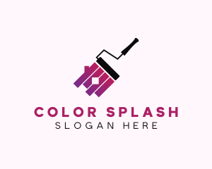 Painting - Painting Paint Roller logo design