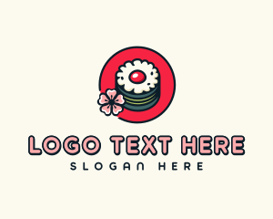 Sushi - Japanese Maki Sushi logo design