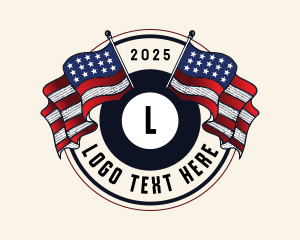 Heritage - Campaign USA Flag logo design
