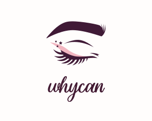 Eyelash - Starry Eyelash Brows logo design