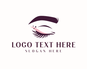 Eyebrows - Starry Eyelash Brows logo design