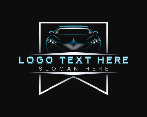 Detailing - Transport Vehicle Garage logo design