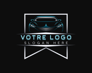 Transport Vehicle Garage Logo