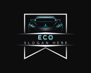 Sedan - Transport Vehicle Garage logo design