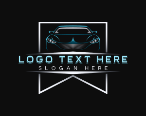 Transport Vehicle Garage Logo