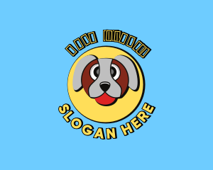 Cute Dog Cartoon Logo