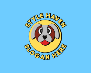 Cartoon - Cute Dog Cartoon logo design
