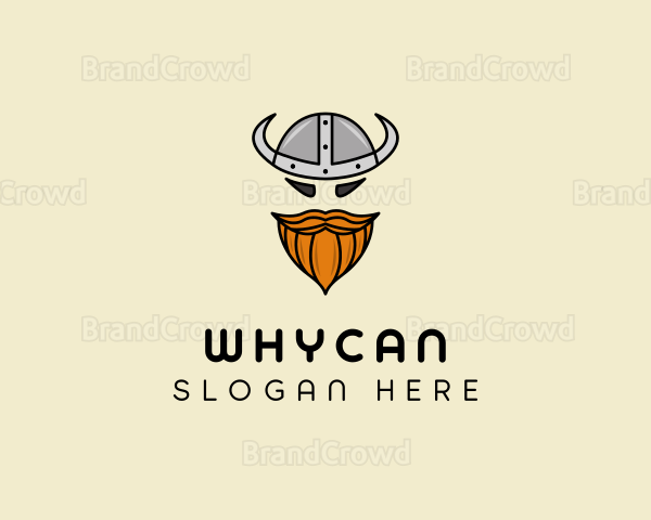 Viking Barbarian Warrior Logo