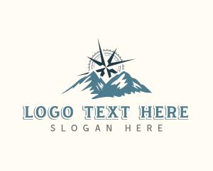 Vacation - Mountain Compass Apparel logo design