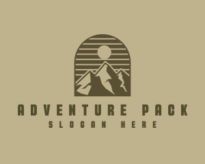 Mountain Peak Adventure logo design