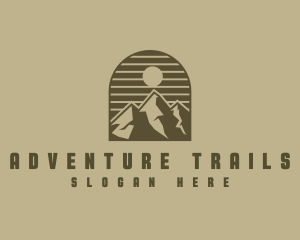 Mountain Peak Adventure logo design