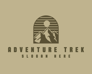 Mountain Peak Adventure logo design