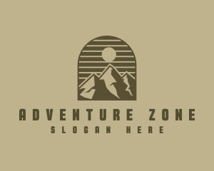 Mountain Peak Adventure logo design