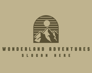 Mountain Peak Adventure logo design