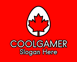 Maple Leaf Egg  Logo