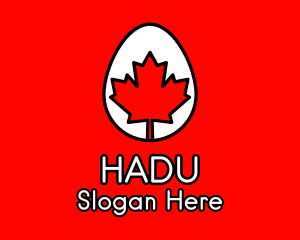 Maple Leaf Egg  Logo