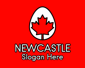Maple Leaf Egg  Logo