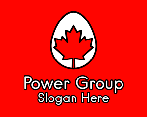 Maple Leaf Egg  Logo