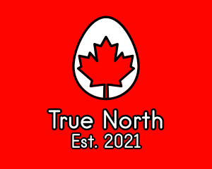 Maple Leaf Egg  logo design