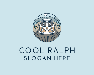 Hippie Trailer Van logo design