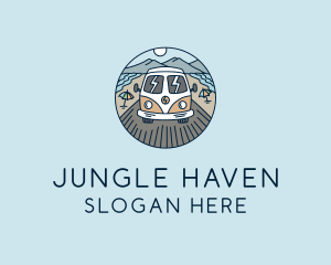 Hippie Trailer Van logo design