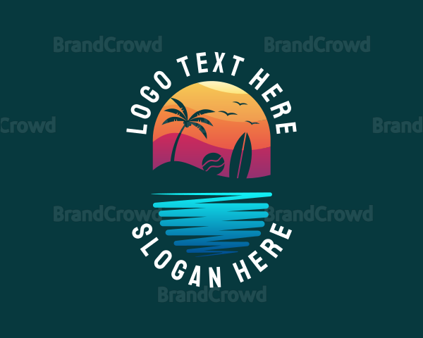 Beach Sunset Resort Logo