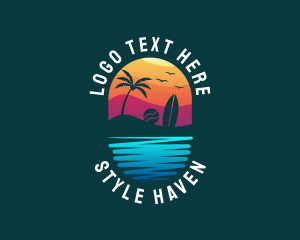 Beach Sunset Resort Logo