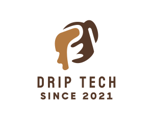 Dripping - Dripping Coffee Cup logo design