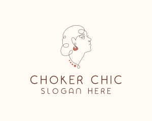 Choker - Stylish Fashion Accessory logo design