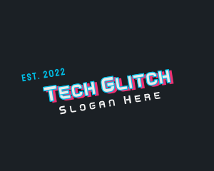 Generic Glitch Business logo design