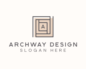 Tiling Interior Design logo design