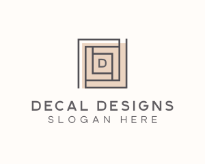 Tiling Interior Design logo design