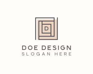 Tiling Interior Design logo design