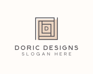 Tiling Interior Design logo design