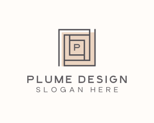 Tiling Interior Design logo design