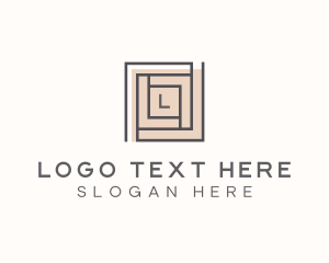 Tiling Interior Design Logo