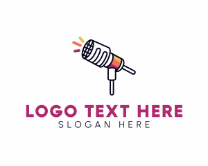 Podcast - Multimedia Recording Mic logo design