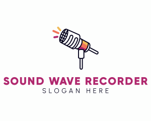 Multimedia Recording Mic logo design