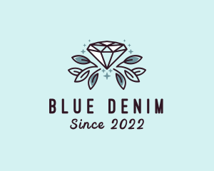 Natural Diamond Leaf logo design