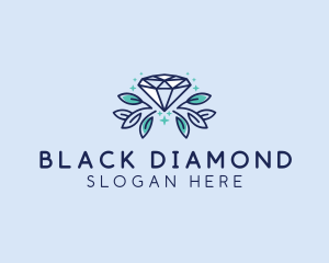 Natural Diamond Leaf logo design