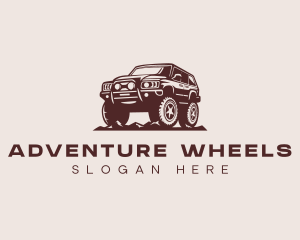 4wd - Car SUV Driving logo design