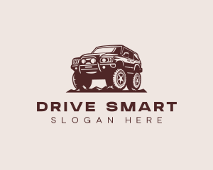 Car SUV Driving logo design