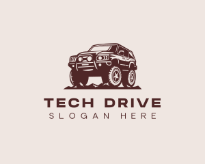 Car SUV Driving logo design