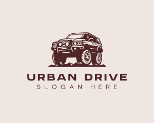 Car SUV Driving logo design