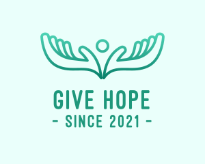 Donation - Helping Hand Foundation logo design