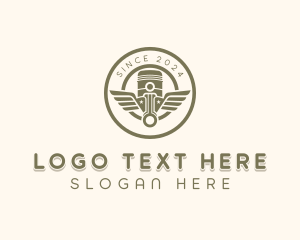 Industrial - Piston Auto Repair logo design