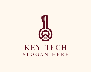 Key - Property House Key logo design
