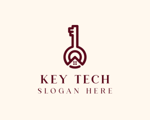 Property House Key logo design