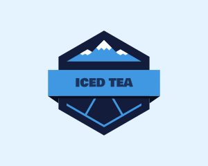 Snow Moutain Badge logo design