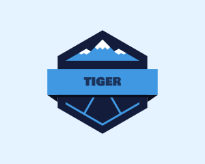 Traveler - Snow Moutain Badge logo design